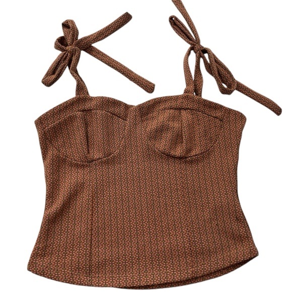 Free People Tops - Free People corset tie strap top